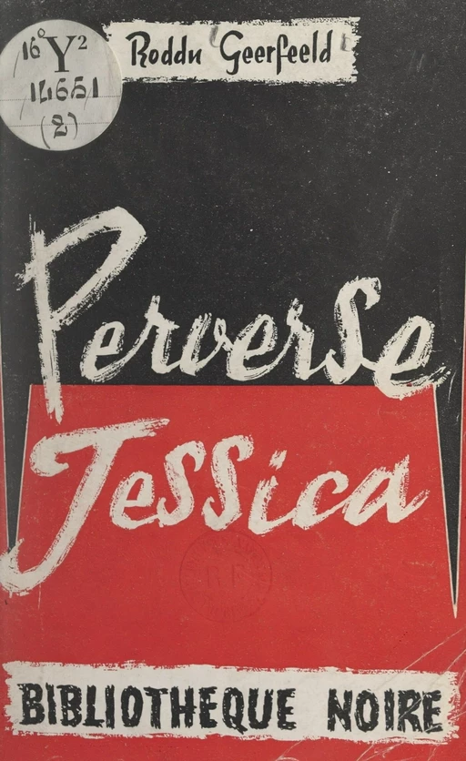 Perverse Jessica - Roddy Gerfeeld - FeniXX réédition numérique