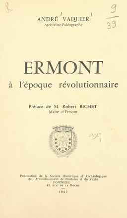 Ermont à l'époque révolutionnaire