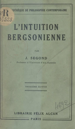 L'intuition bergsonienne