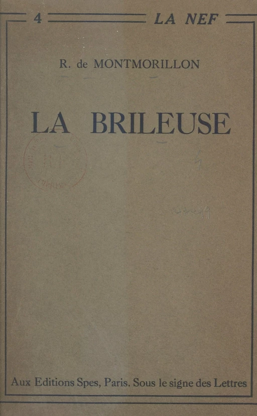 La Brileuse - Ranulf de Montmorillon - FeniXX réédition numérique