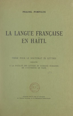 La langue française en Haïti