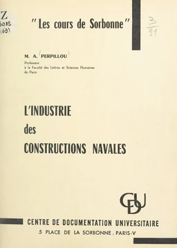 L'industrie des constructions navales