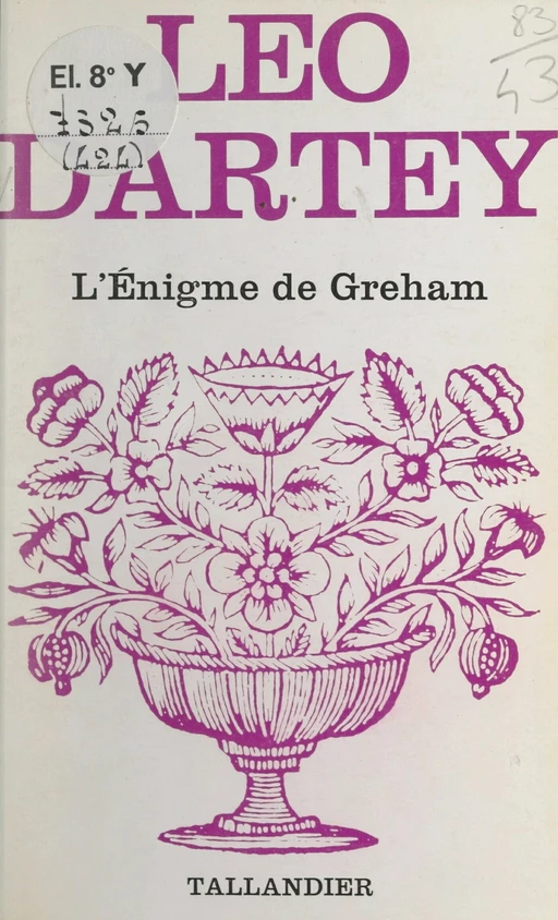 L'énigme de Greham - Léo Dartey - FeniXX réédition numérique