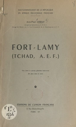 Fort-Lamy (Tchad, A.E.F.)