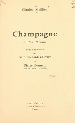 Champagne (en Pays Drouais)