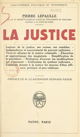 La justice