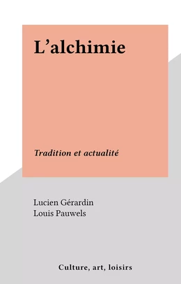 L'alchimie