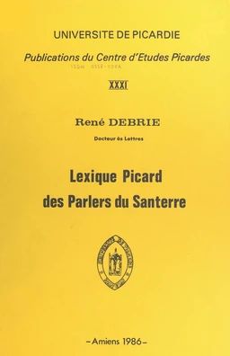 Lexique picard des parlers du Santerre