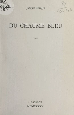 Du chaume bleu