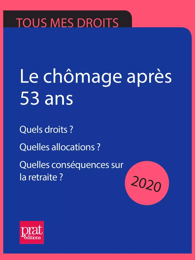 Le chômage après 50 ans 2020 - Catherine Doleux-Janat - Prat Editions