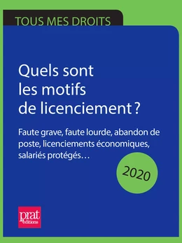 Quels sont les motifs de licenciement ? 2020