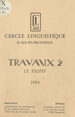 Travaux (2). Le passif