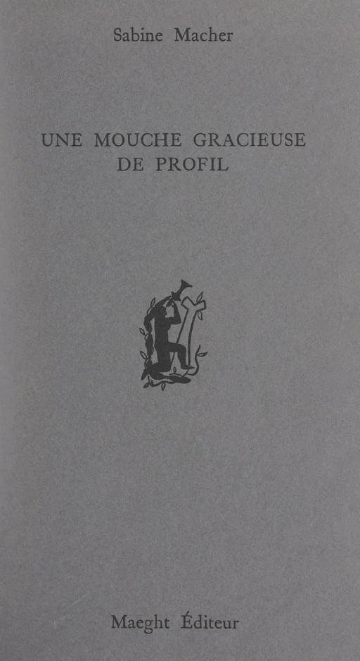 Une mouche gracieuse de profil - Sabine Macher - FeniXX réédition numérique