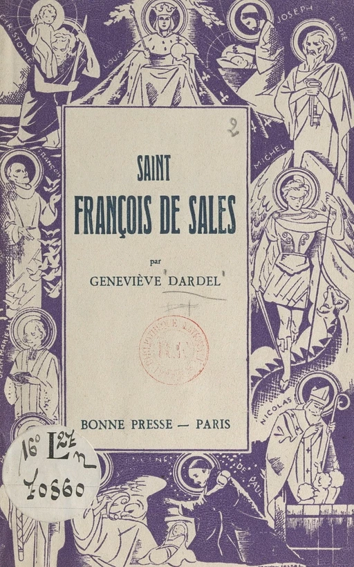 Saint François de Sales - Geneviève Dardel - FeniXX réédition numérique