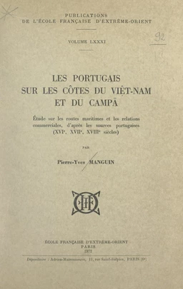 Les Portugais sur les côtes du Viêt-Nam et du Campā