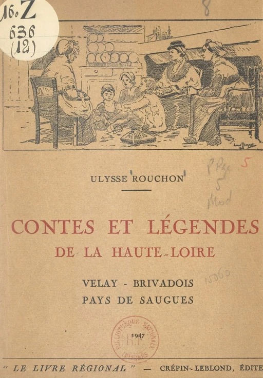 Contes et légendes de la Haute-Loire - Ulysse Rouchon - FeniXX réédition numérique