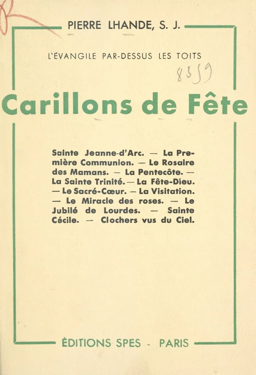 Carillons de fête - Pierre Lhande - FeniXX réédition numérique