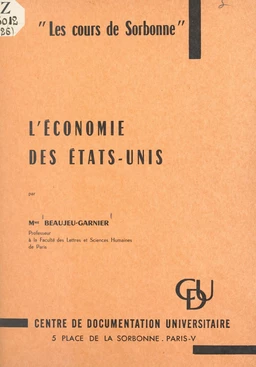 L'économie des États-Unis