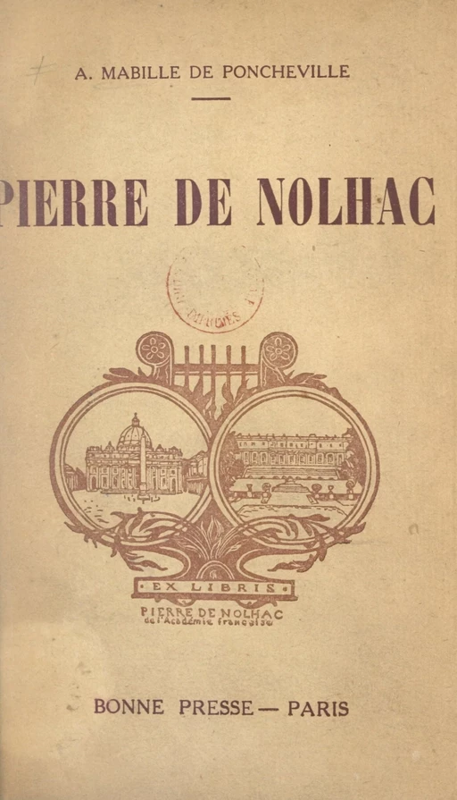 Pierre de Nolhac - André Mabille de Poncheville - FeniXX réédition numérique