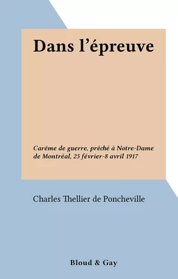 Dans l'épreuve