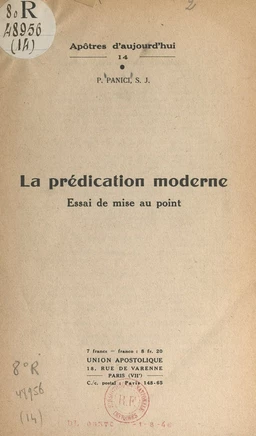 La prédication moderne