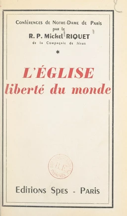 L'Église, liberté du monde