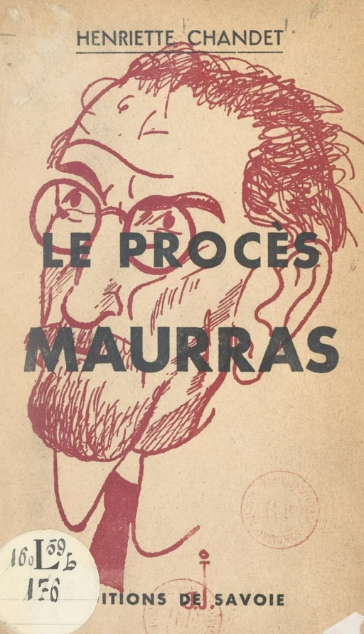 Le procès Maurras - Henriette Chandet - FeniXX réédition numérique