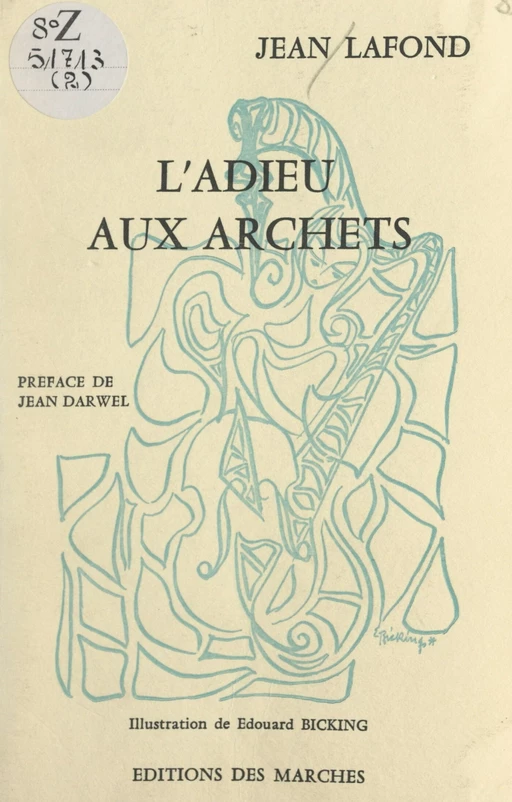 L'adieu aux archets - Jean Lafond - FeniXX réédition numérique