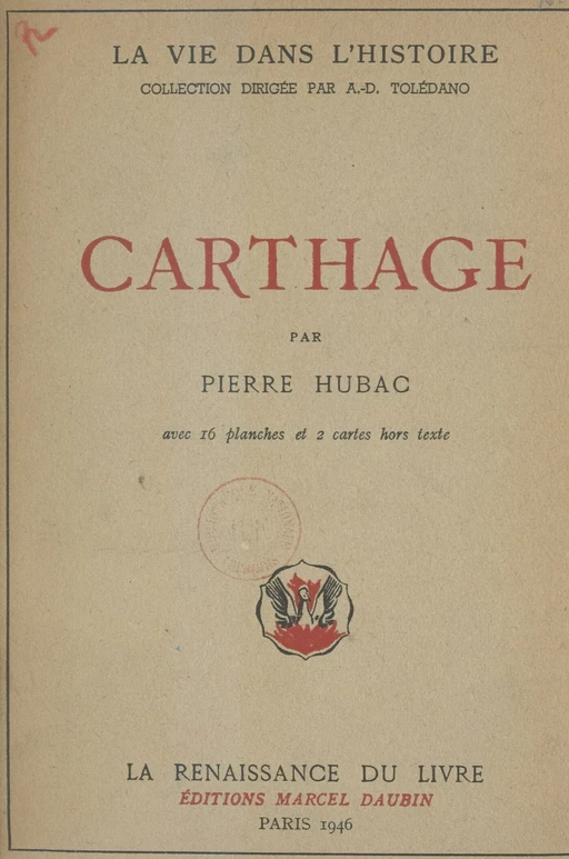 Carthage - Pierre Hubac - FeniXX réédition numérique