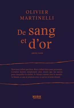 De sang et d'or