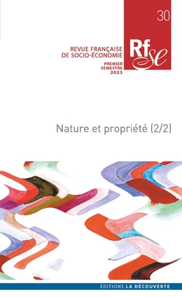 Revue Française de Socio-Économie n° 30