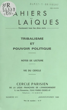 Tribalisme et pouvoir politique