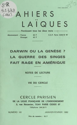 Darwin ou la Genèse ? : la guerre des singes fait rage en Amérique