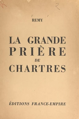 La grande prière de Chartres (dimanche 29 septembre 1963)