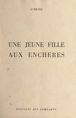 Une jeune fille aux enchères