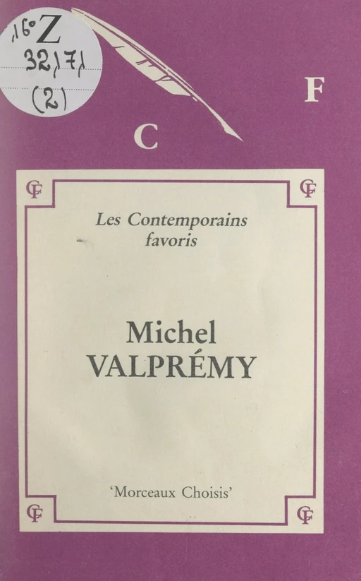 Michel Valprémy - Michel Valprémy - FeniXX réédition numérique