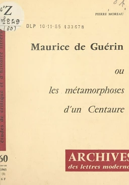 Maurice de Guérin