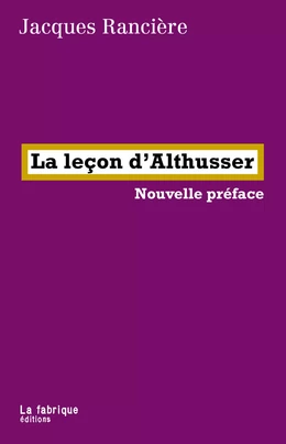 La leçon d'Althusser