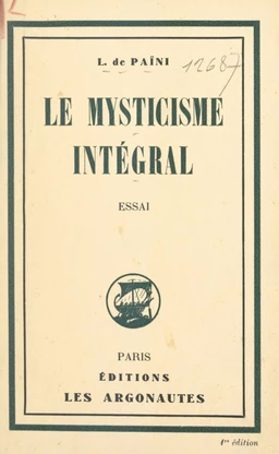 Le mysticisme intégral