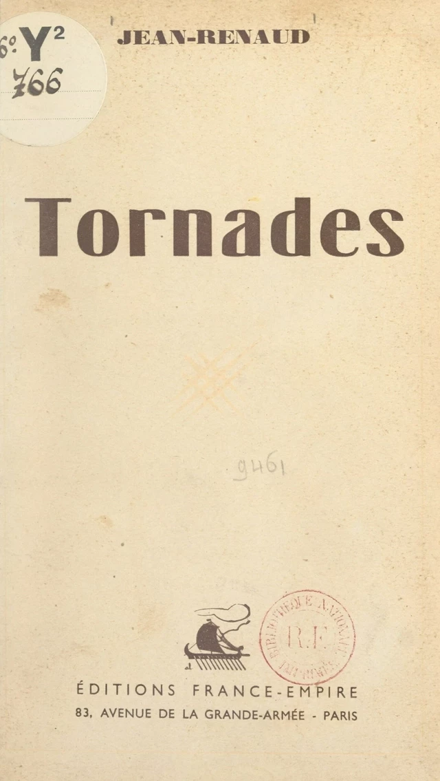 Tornades - Jean Renaud - FeniXX réédition numérique