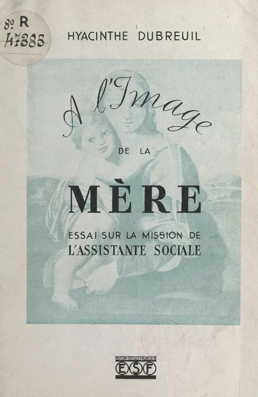 À l'image de la mère - Hyacinthe Dubreuil - FeniXX réédition numérique