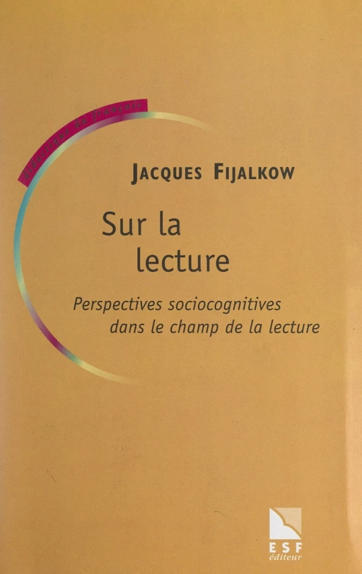 Sur la lecture - Jacques Fijalkow - FeniXX réédition numérique