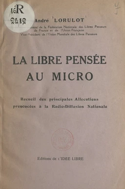 La libre pensée au micro