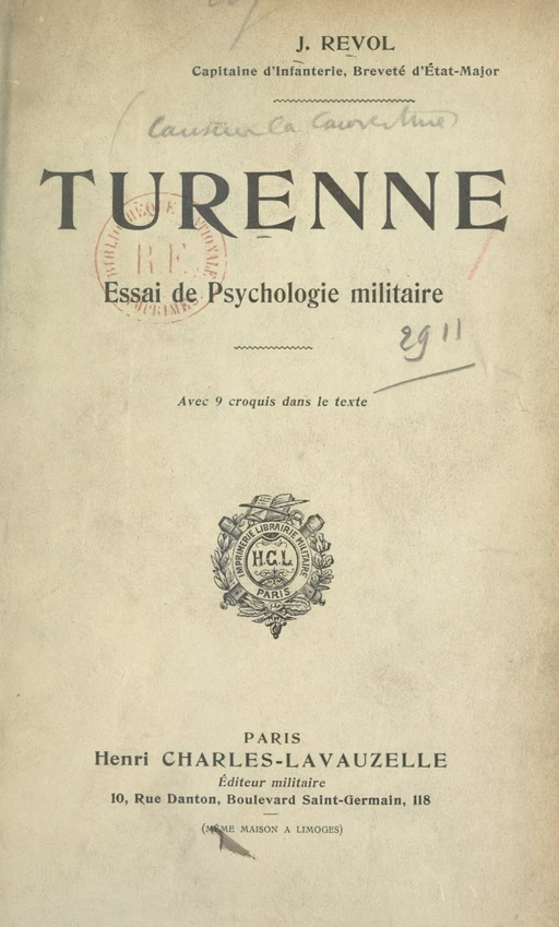 Turenne -  Revol - FeniXX réédition numérique