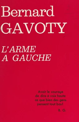 L'arme à gauche