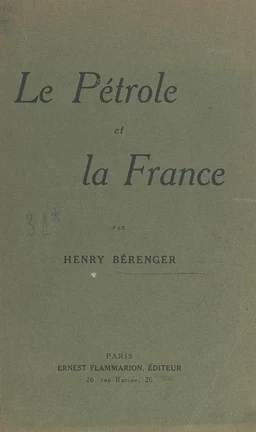 Le pétrole et la France