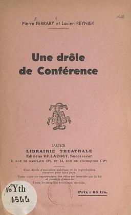 Une drôle de conférence