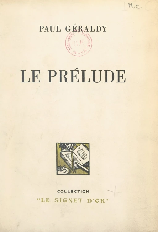 Le prélude - Paul Géraldy - FeniXX réédition numérique