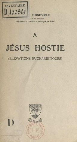 À Jésus Hostie