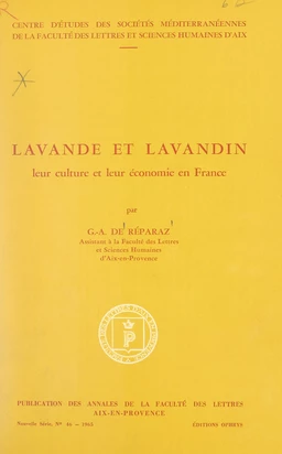 Lavande et lavandin